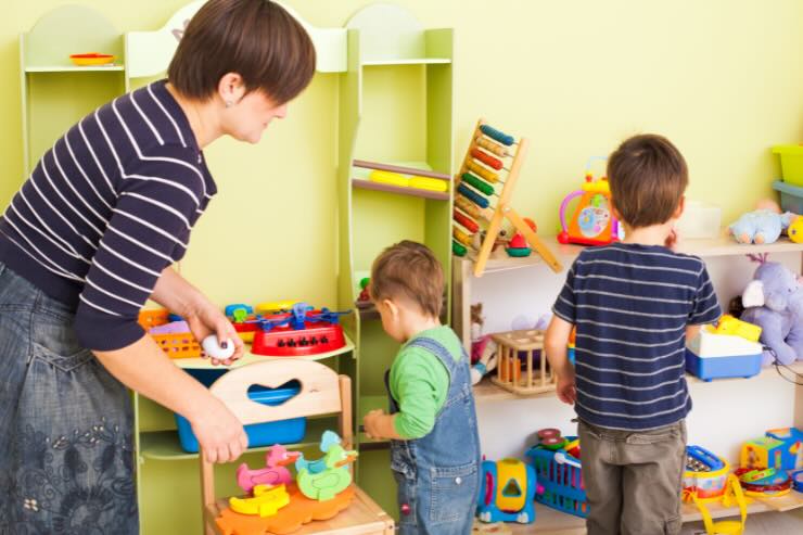 riordinare casa con i bambini